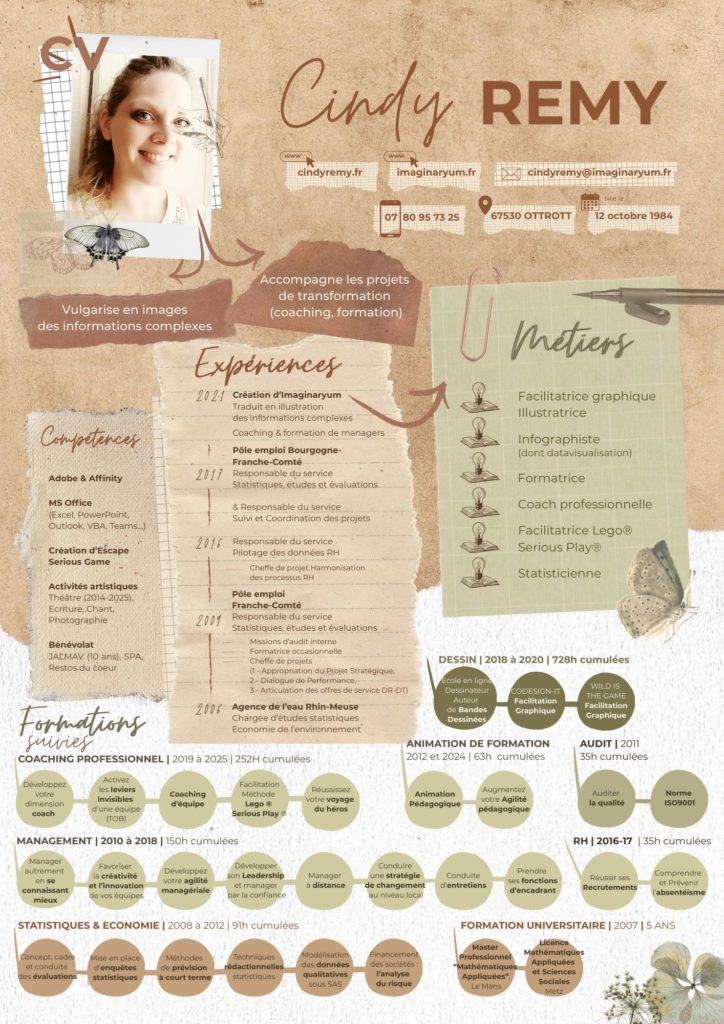 Infographie CV Cindy REMY